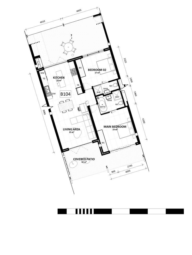 Unit B104 - 2 Bedroom